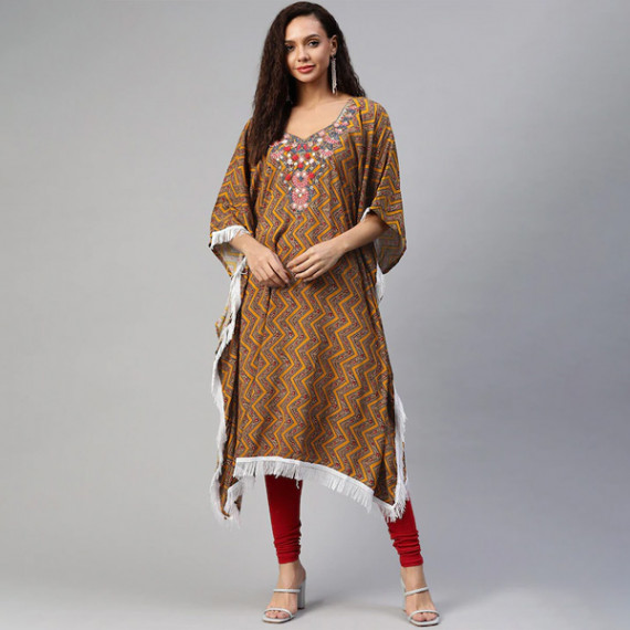 https://www.wayedge.in/products/women-orange-brown-geometric-printed-thread-work-pure-cotton-kaftan-kurta