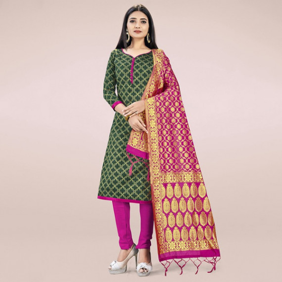 https://www.wayedge.in/products/green-pink-unstitched-dress-material