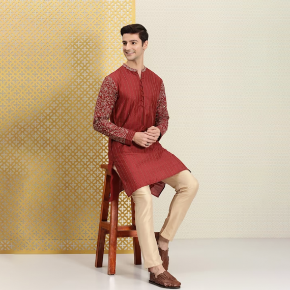 https://www.wayedge.in/products/men-red-gold-toned-ethnic-motifs-printed-thread-work-kurta