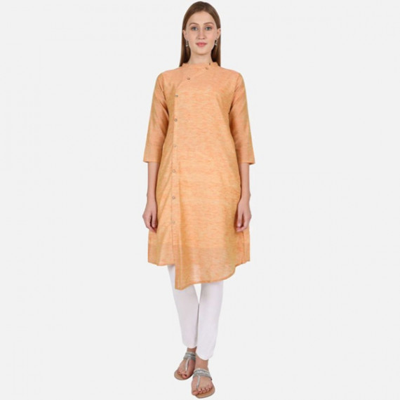 https://www.wayedge.in/products/women-orange-solid-a-line-cotton-kurta