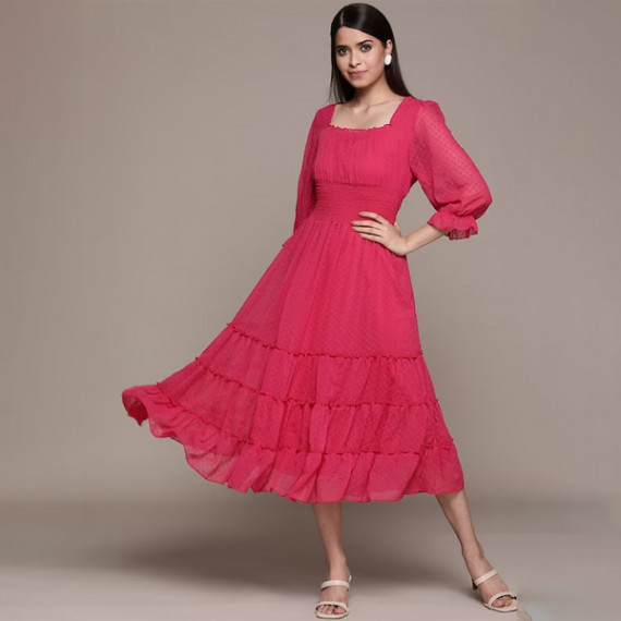 https://www.wayedge.in/products/solid-chiffon-smocked-tiered-midi-dress