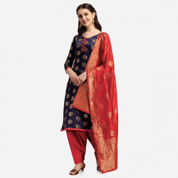 https://www.wayedge.in/products/navy-blue-red-woven-design-banarasi-unstitched-dress-material