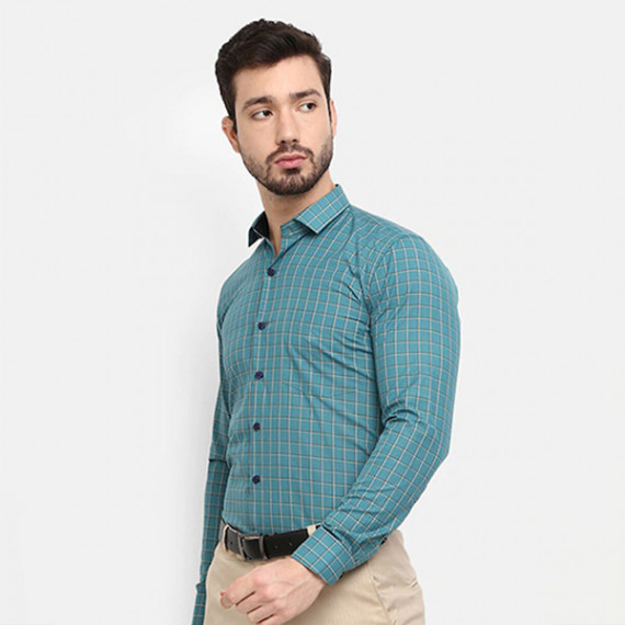 https://www.wayedge.in/products/men-green-checked-formal-shirt