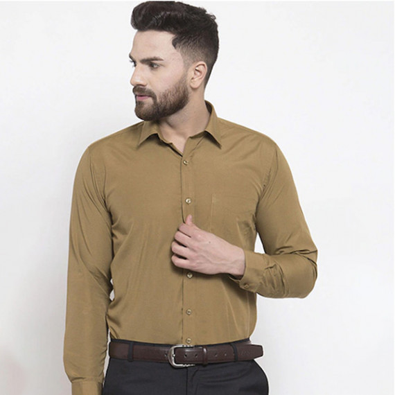 https://www.wayedge.in/products/men-khaki-slim-fit-solid-formal-shirt