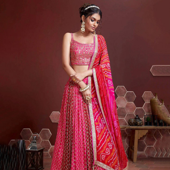 https://www.wayedge.in/products/pink-white-embellished-thread-work-semi-stitched-lehenga-unstitched-blouse-with-dupatta