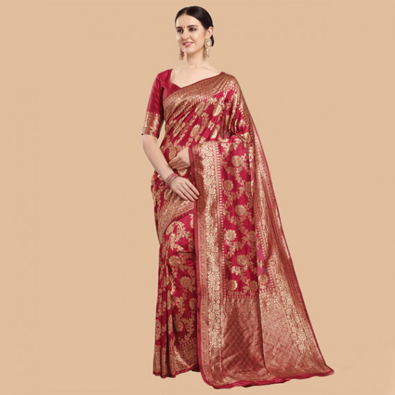https://www.wayedge.in/products/maroon-gold-ethnic-motifs-zari-silk-blend-banarasi-saree