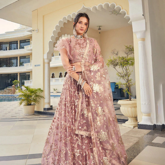 https://www.wayedge.in/products/peach-coloured-gold-toned-embellished-sequinned-semi-stitched-lehenga-unstitched-blouse-with