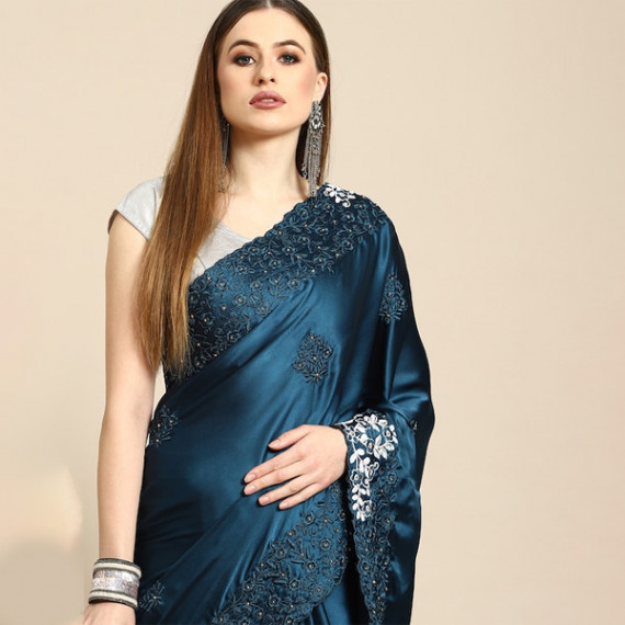 https://www.wayedge.in/products/blue-floral-embroidered-satin-saree