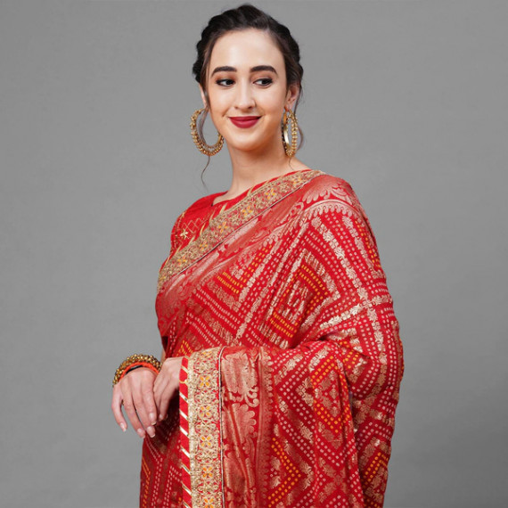 https://www.wayedge.in/products/red-gold-toned-woven-design-bandhani-saree
