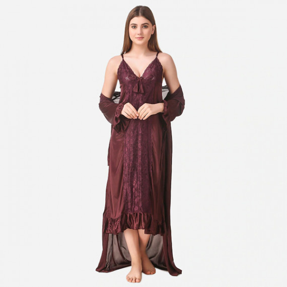 https://www.wayedge.in/products/brown-maxi-satin-solid-nightwear-set